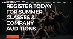 Desktop Screenshot of dancers-corner.com